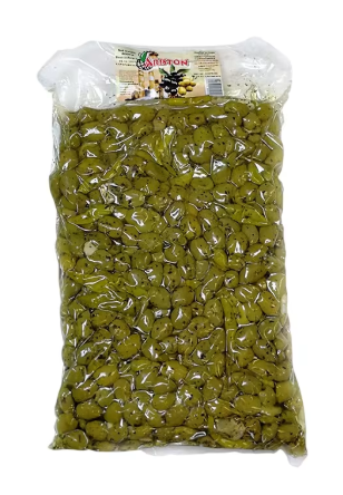 Oliwki bez pestek zielone marynowane łagodne 4 kg
