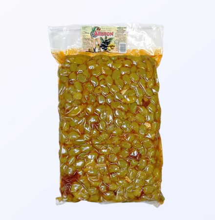 Oliwki bez pestek zielone marynowane pikantne 4 kg