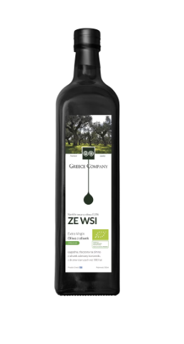 Oliwa z oliwek ZE WSI niefiltrowana Extra Virgin łagodna 0,3 BIO 1L