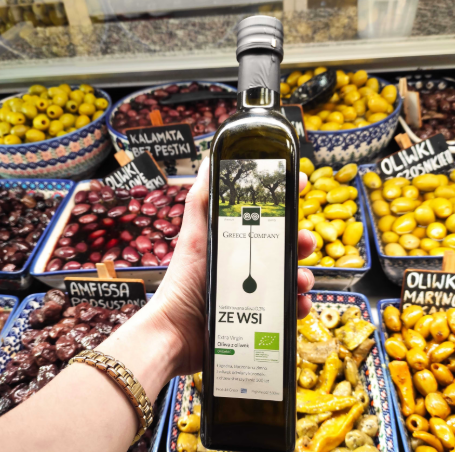 Oliwa z oliwek ZE WSI niefiltrowana Extra Virgin łagodna 0,3 BIO 500 ml