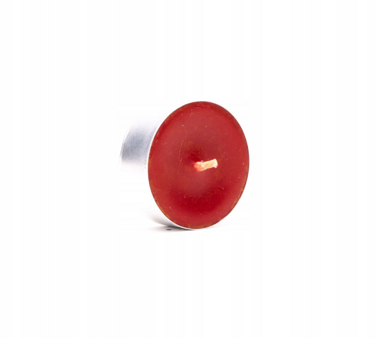 Świeca z wosku pszczelego tealight czerwona