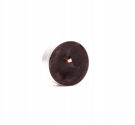 Świeca z wosku pszczelego tealight brązowa