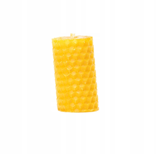 Świeca z węzy pszczelej – Walec 5 cm