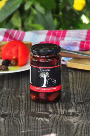 Tradycyjne oliwki z pestką Kalamata 200 g – Koronida