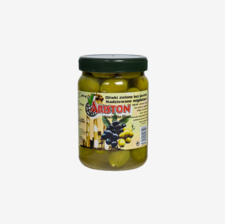 Oliwki z migdałami zielone 750g