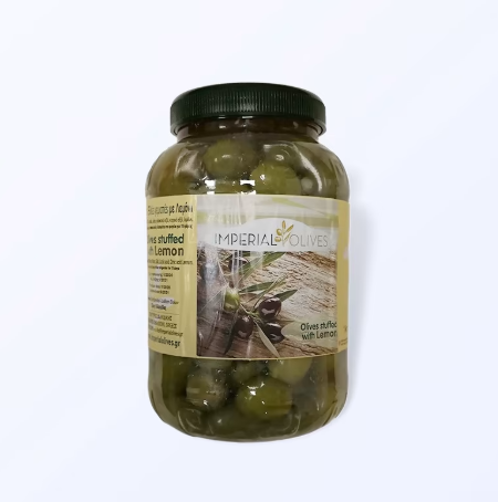 Oliwki Zielone Chalkidiki Nadziewane Cytryną 1kg