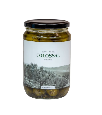 Oliwki Chalkidiki Colossal w oliwie 410 g
