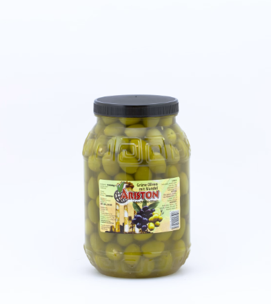Oliwki Chalkidiki z migdałami 1,85 kg